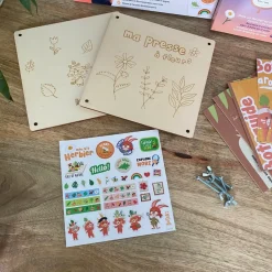 Mon kit herbier : je construis ma presse à fleurs et mon herbier