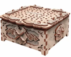 MR PLAYWOOD - Puzzle 3d boîte à secret fantaisie florale