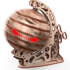 MR PLAYWOOD - Puzzle 3d globe mécanique s
