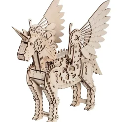 MR PLAYWOOD - Puzzle 3d licorne mécanique
