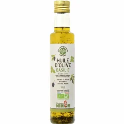 NATURELLEMENT NINON - Huile d'olive extra vierge basilic bio - naturellement ninon