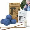 NEEDLE IT - Needle it® kit tricot écharpe bleu marine