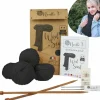 NEEDLE IT - Needle it® kit tricot écharpe noir