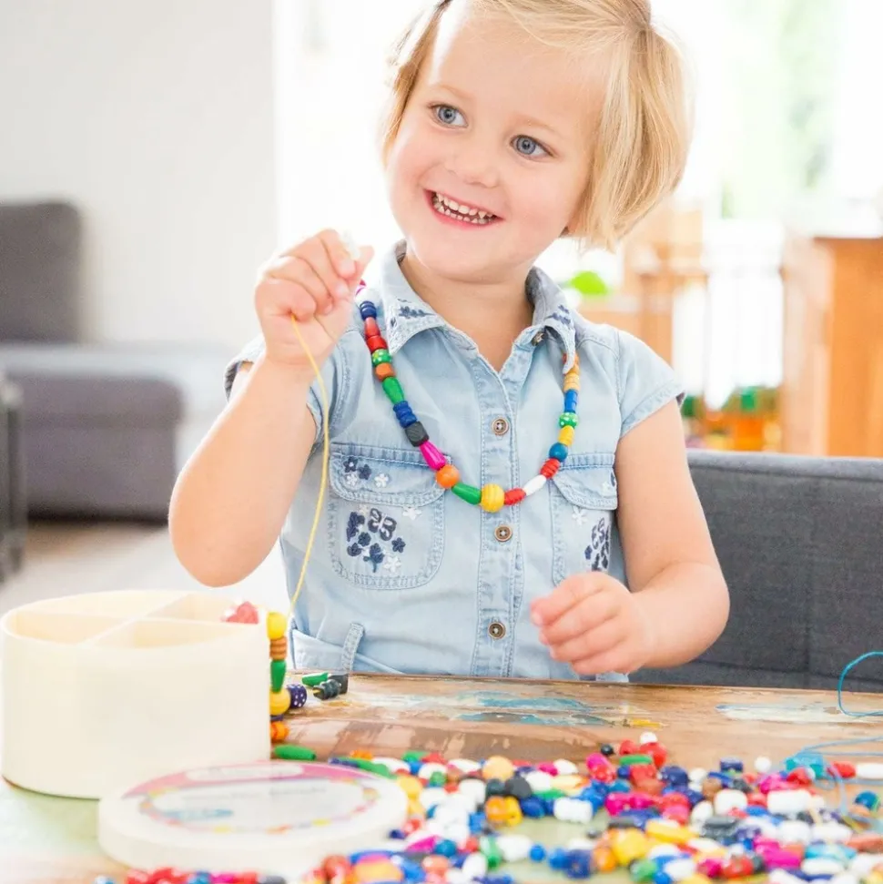 NEW CLASSIC TOYS - Boîte de perles en bois - 260 gr.