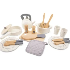 NEW CLASSIC TOYS - Dinette blanche en bois