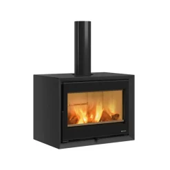 NORDICA - 7115000-poele a bois - dante - noir nordica - dantenoir