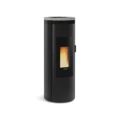 NORDICA EXTRAFLAME - 1283503-poele a granules etanche-8kw-a+-flamme verte 7*-cstb-foyer font nordica extraflame - amikapierre