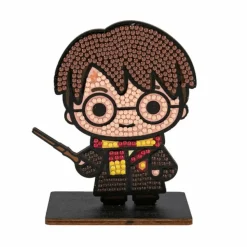 OZ INTERNATIONAL - Figurine en bois de harry potter avec diamants - 15 cm