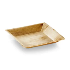 PACOVIS - Assiettes jetables en palmier - lot de 25 - 18 x 18 cm