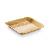 PACOVIS - Assiettes jetables en palmier - lot de 25 - 24 x 24 cm