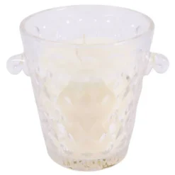 PARIS PRIX - Bougie parfumée déco "seau ciselé" 700g figue