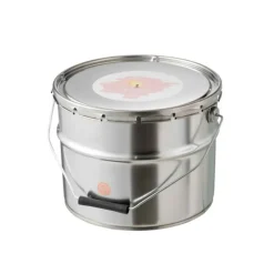 PARIS PRIX - Bougie parfumée "ikoko citronnelle" 28cm rose