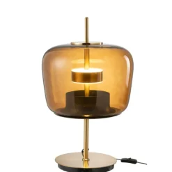 PARIS PRIX - Lampe à poser en verre à led 