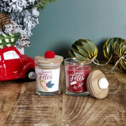 PARIS PRIX - Lot de 2 bougies parfumées 