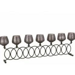 PARIS PRIX - Lot de 8 photophores avec anneaux 