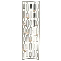 PARIS PRIX - Photophore avec miroirs "comenza" 122cm gris