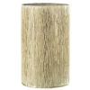 PARIS PRIX - Photophore en verre design "nelly" 20cm argent