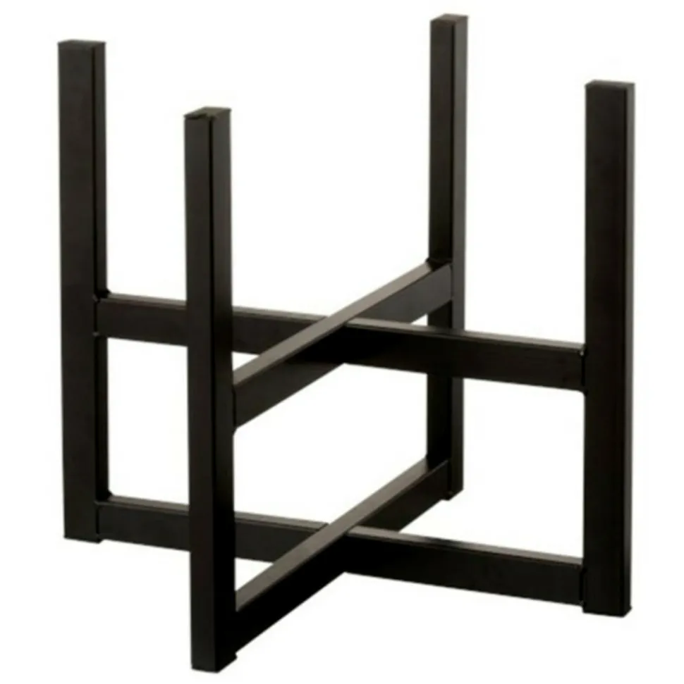 PARIS PRIX - Support pour cache-pot & panier "elsa" 42cm noir