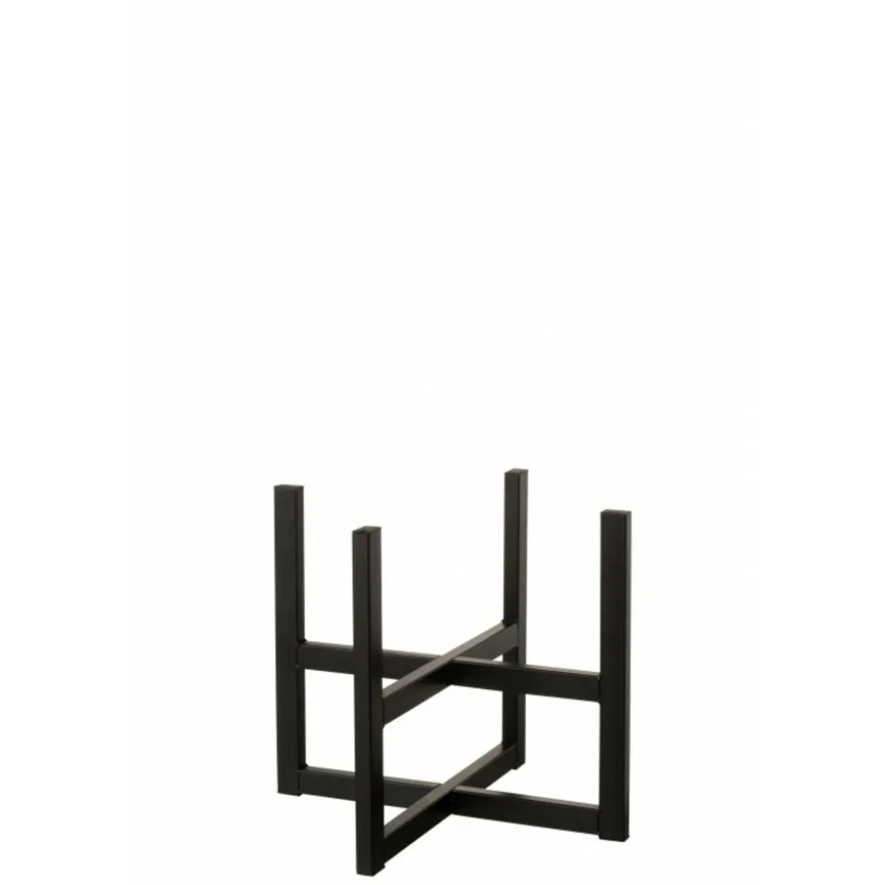 PARIS PRIX - Support pour cache-pot & panier "elsa" 42cm noir