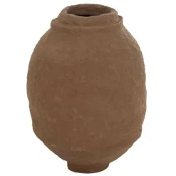 PARIS PRIX - Vase design "papier mâché" 59cm marron