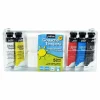 PÉBÉO - Boîte de 5 tubes de peinture gouache + palette - 5 x 10 ml