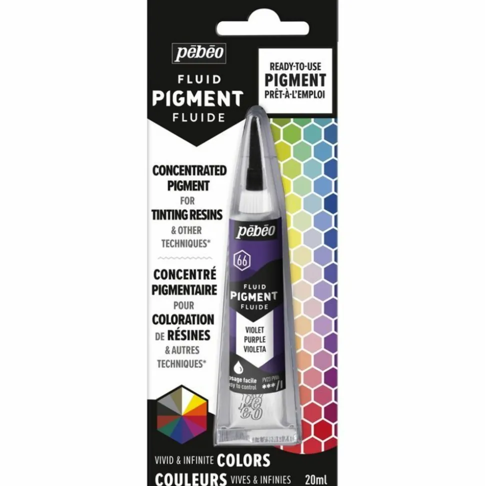 PÉBÉO - Colorant pigmenté pour résine - violet - 20 ml