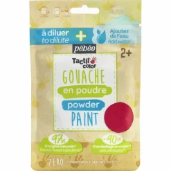 PÉBÉO - Gouache en poudre - 100 g - rouge