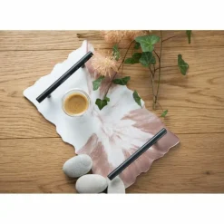 PÉBÉO - Moule plateau en silicone - géode - 32 x 18 cm