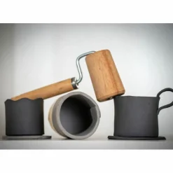 PÉBÉO - Pain d'argile sans cuisson - gris béton - 1,5 kg