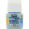 PÉBÉO - Peinture à l'eau brillante pour porcelaine - bleu pastel - 45 ml