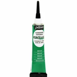 PÉBÉO - Peinture à l'eau brillante pour porcelaine - bronze - 20 ml