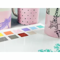 PÉBÉO - Peinture à l'eau brillante pour porcelaine - rose tendresse - 45 ml