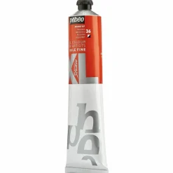 PÉBÉO - Peinture à l'huile fine xl studio - rouge vif - 200 ml