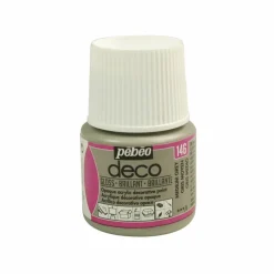 PÉBÉO - Peinture acrylique opaque brillante - gris moyen - 45 ml