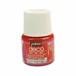 PÉBÉO - Peinture acrylique opaque mate - cerise - 45 ml