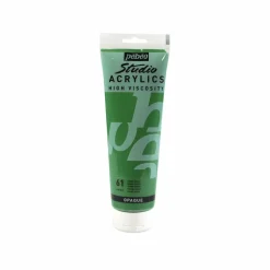 PÉBÉO - Peinture acrylique opaque - terre verte - 250 ml