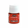 PÉBÉO - Peinture céramique et multi-surfaces - orange - 45 ml