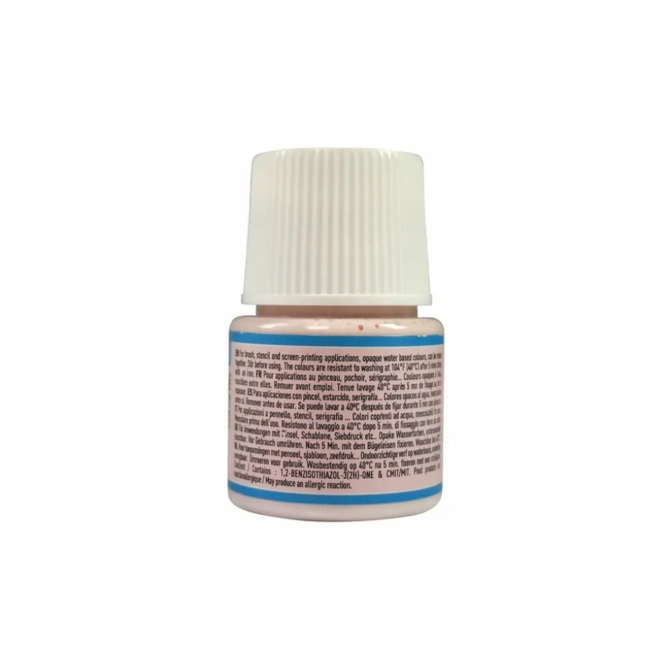 PÉBÉO - Peinture textile setacolor opaque - beige rosé - 45 ml