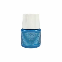 PÉBÉO - Peinture textile setacolor opaque effet métallique - bleu électrique - 45 ml