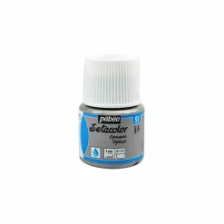 PÉBÉO - Peinture textile setacolor opaque - gris - 45 ml
