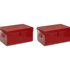 PIERRE HENRY - Lot de 2 coffres en métal habitat