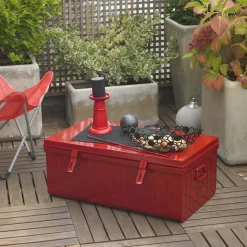 PIERRE HENRY - Malle habitat en acier 95 litres