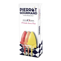 PIERROT GOURMAND - 10 sucettes, assortiment de saveurs fruitées