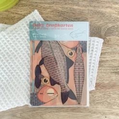 PIROUETTE CACAHOUÈTE - Mini maquette poisson 3d en bois à monter