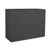 POETIC - Pot Loft L Graphit en plastique injecté anthracite - 78,5x29,5x60 cm
