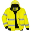 PORTWEST - Blouson bomber hivis 3 en 1 couleur : jaune taille m - portwest