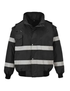 PORTWEST - Blouson bomber iona 4 en 1 couleur : noir taille m - portwest