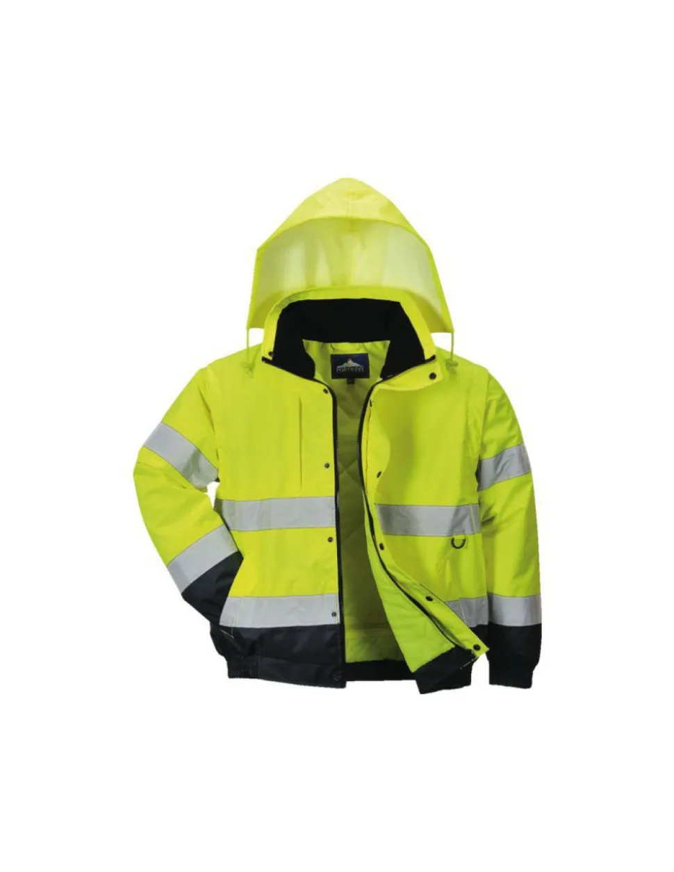 PORTWEST - Blouson 2-en-1 hivis couleur : jaune taille m - portwest