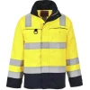 PORTWEST - Blouson haute-visibilité multirisques couleur : jaune/marine taille l - portwest