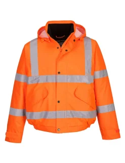 PORTWEST - Blouson hi-vis couleur : orange taille 4xl - portwest